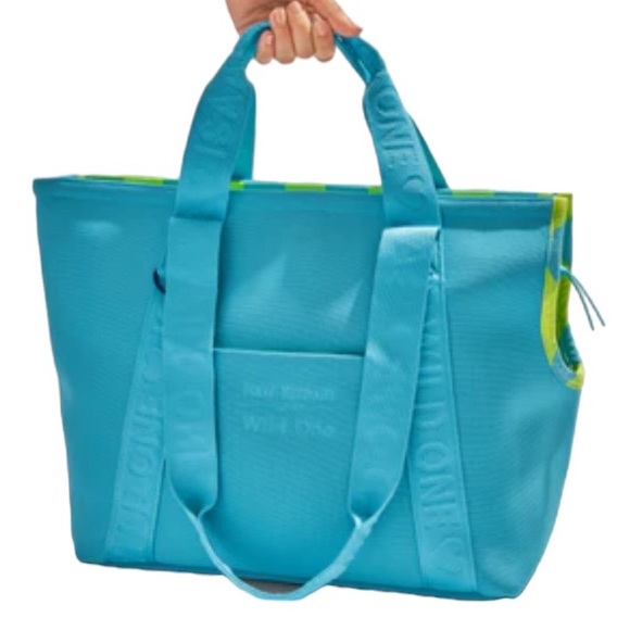 NWT Wild One Teal Pet Carrier Two Side Pockets One Interior Pocket Stylish - Picture 2 of 6